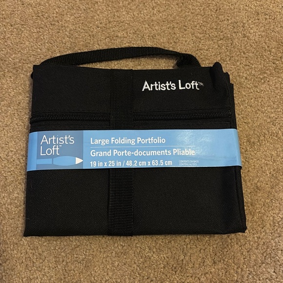 Large Folding Portfolio Art Bag with Pencil Pouch 19" x 25" NWT Gift for Artists - Picture 1 of 2